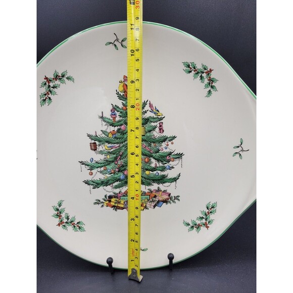 Spode Christmas Tree Handled Serving Plate Platter S3224-L - Picture 5 of 6